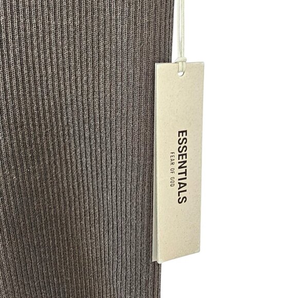 Essentials Fear of God Womens Ribbed Bike Shorts, Cotton Blend, High Rise, Small - Picture 3 of 10